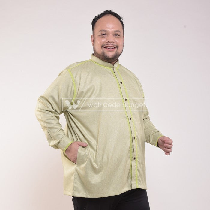 Abraham Kemeja Koko Muslim Pria Jumbo Big Size XXL XXXL WGB