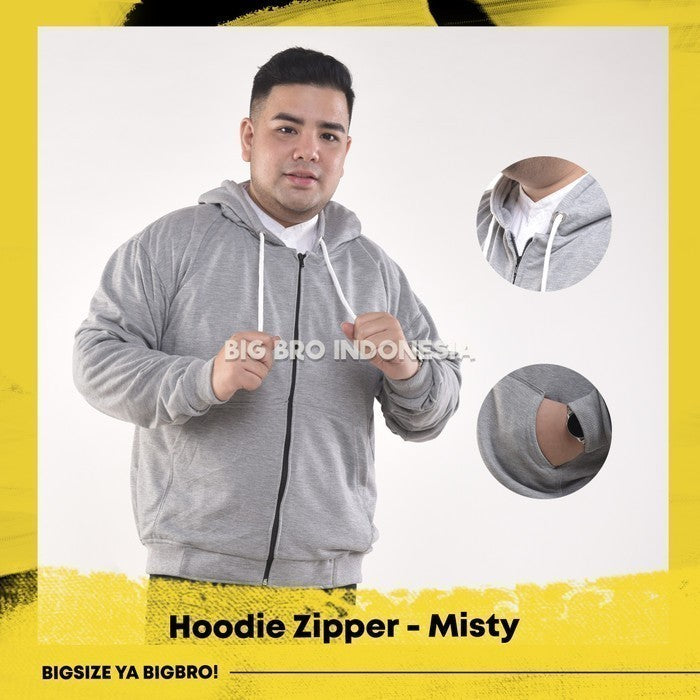 BigBro Hoodie Basic BigSize Ukuran Besar Jumbo XXL XXXL