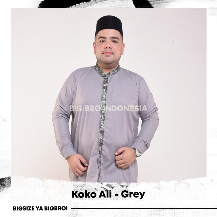 Koko Big Size Pria BIG BRO Ukuran Besar Jumbo XXL XXXL White Ali