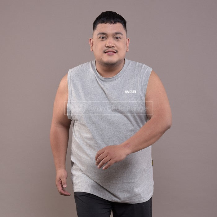 WGB Long Cut Basic Tshirt Pria Bigsize Super Jumbo XXL XXXL