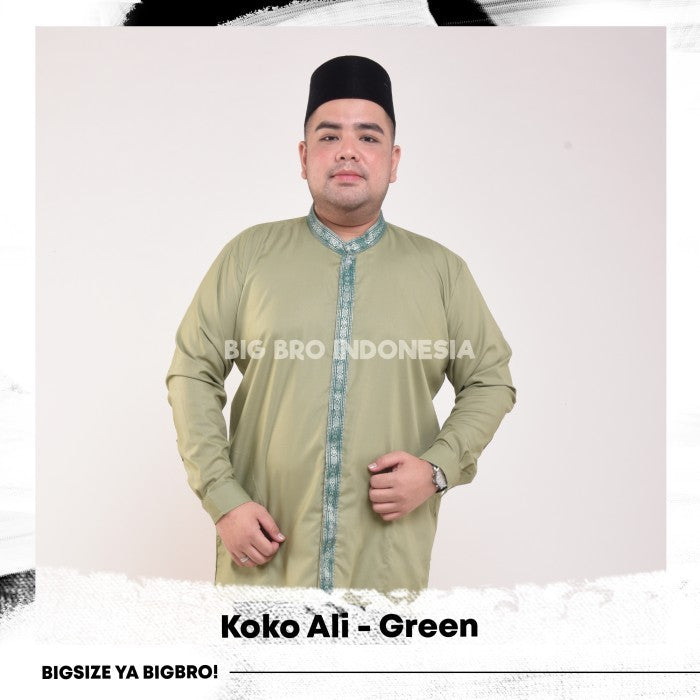 Koko Big Size Pria BIG BRO Ukuran Besar Jumbo XXL XXXL White Ali