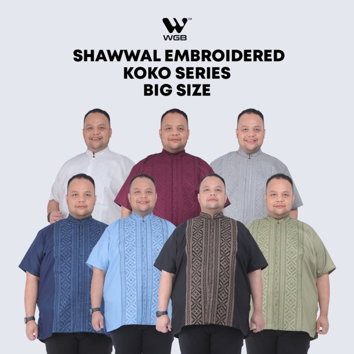 WGB Koko Pendek Pria Big Size Ukuran Jumbo XXL XXXL