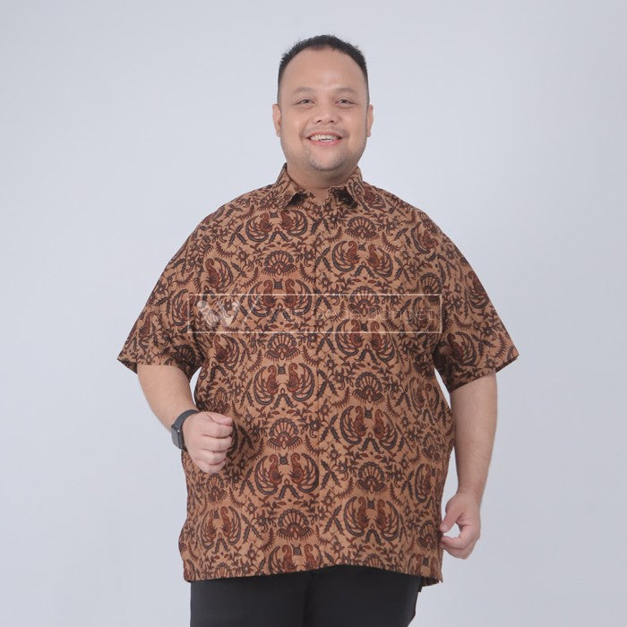 Batik Pria Exclusive Lengan Pendek Big Size Ukuran Besar XXL XXXL WGB