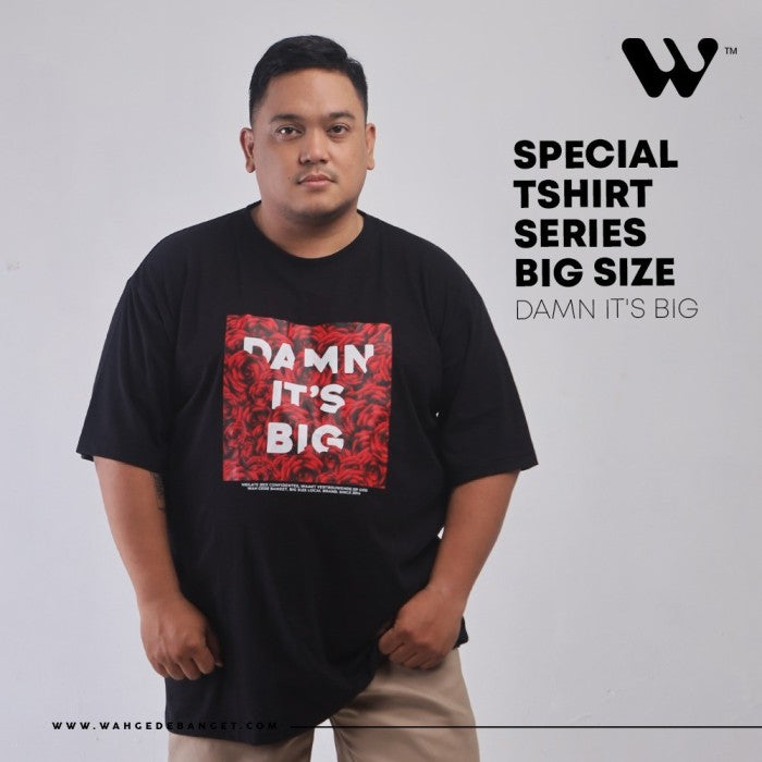 WGB Kaos Printed Jumbo Pria Big Size Ukuran Besar XXL XXXL