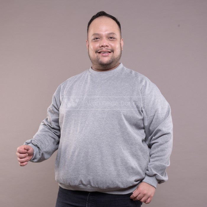 WGB Sweater Basic Crewneck Pria Big Size Ukuran Besar Jumbo XXL XXXL