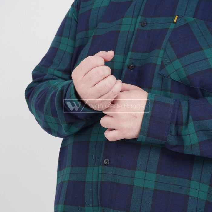 WGB Kemeja Fall Series Flanel Pria Big Size Ukuran Besar Jumbo XL XXL