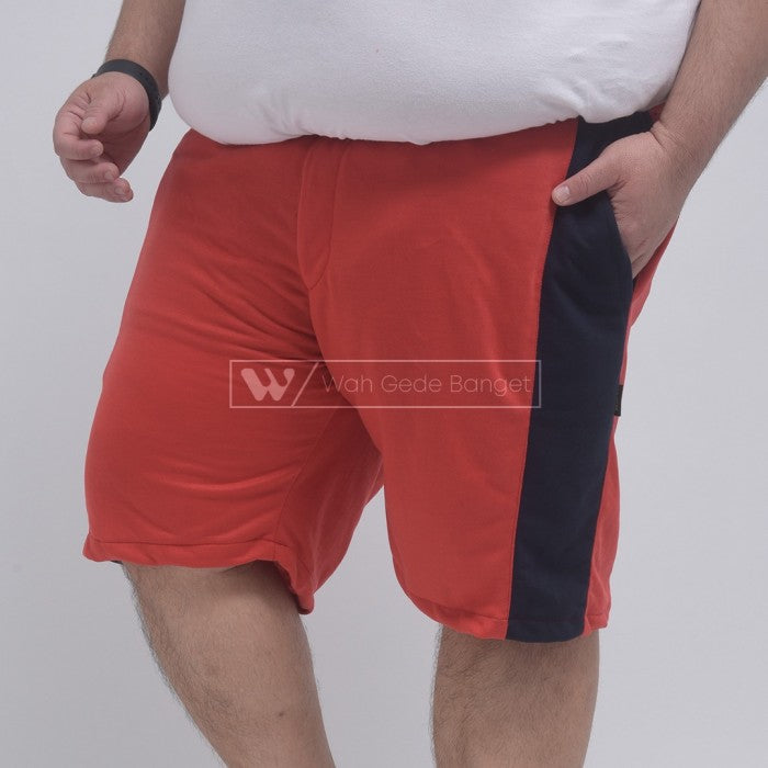 WGB Celana Pendek Gym Stripe Olahraga Big Size Jumbo XXL XXXL