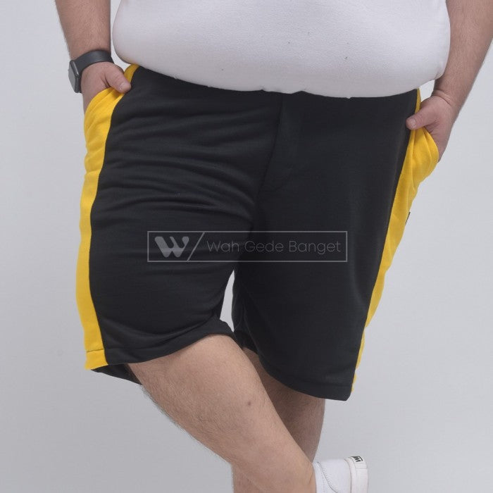 WGB Celana Pendek Gym Stripe Olahraga Big Size Jumbo XXL XXXL