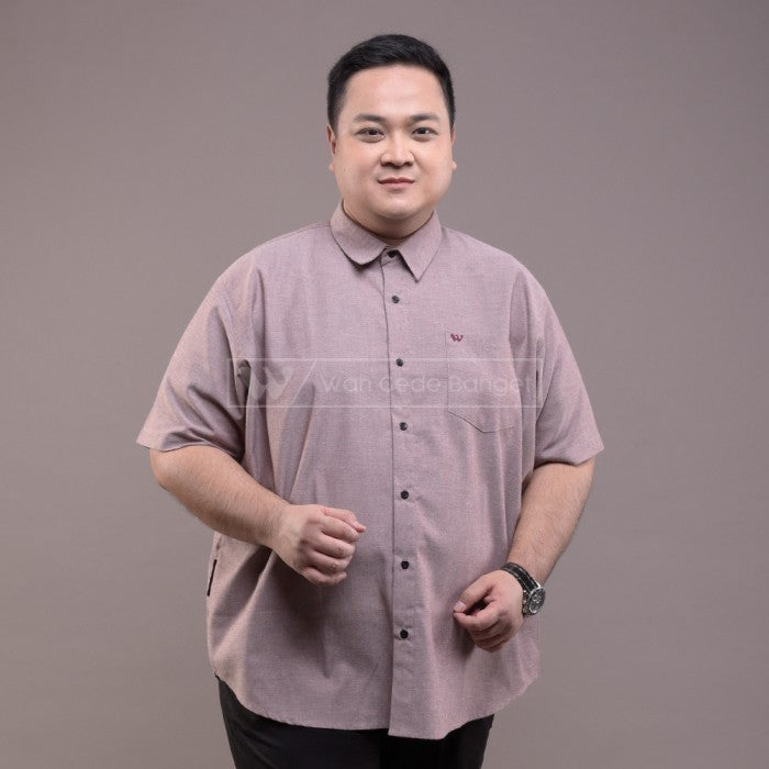 Kemeja Pria Jumbo Big Size Ukuran Besar XXL XXXL WGB Man In Black Ox