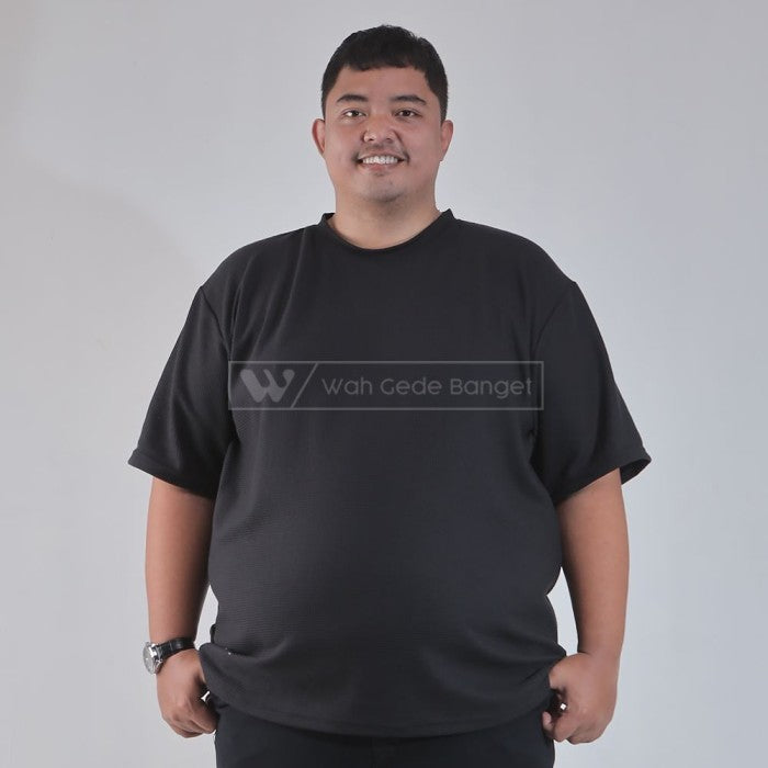 WGB Kaos Basic Waffle Pria Big Size Ukuran Jumbo XXL XXXL