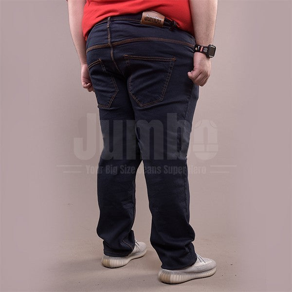 Celana Jeans Panjang Stretch Pria Big Size Jumbo Super Besar Navy