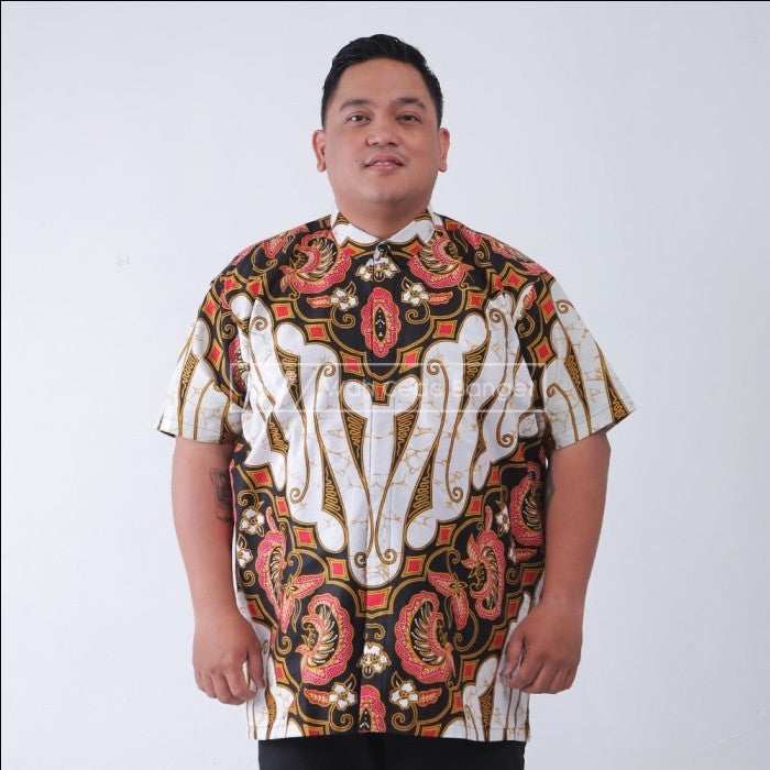 Batik Pria Exclusive Lengan Pendek Big Size Ukuran Besar XXL XXXL WGB