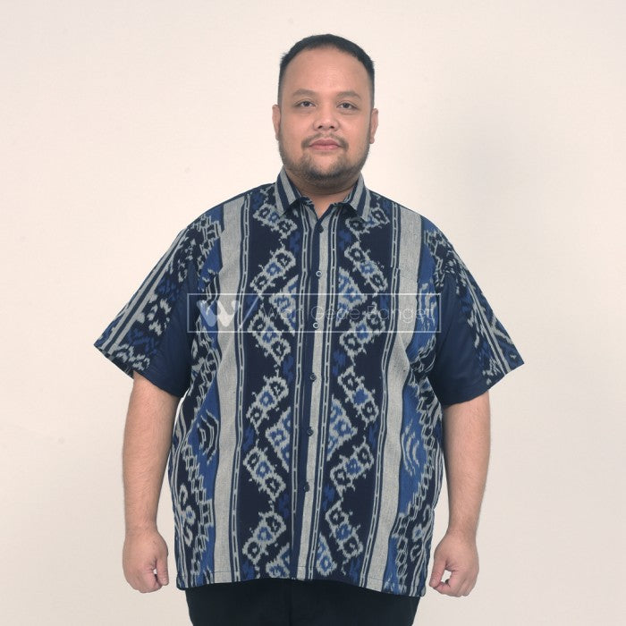 WGB Kemeja Tenun Pria Big Size Special Collection Jumbo XL XXL