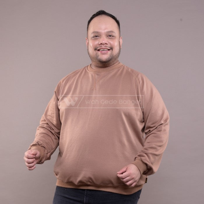 WGB Sweater Basic Crewneck Pria Big Size Ukuran Besar Jumbo XXL XXXL