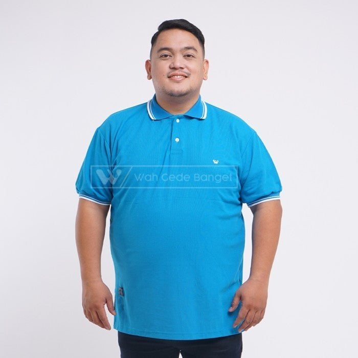 WGB Kaos Polo Two Tone Pria Big Size Ukuran Jumbo XXL XXXL