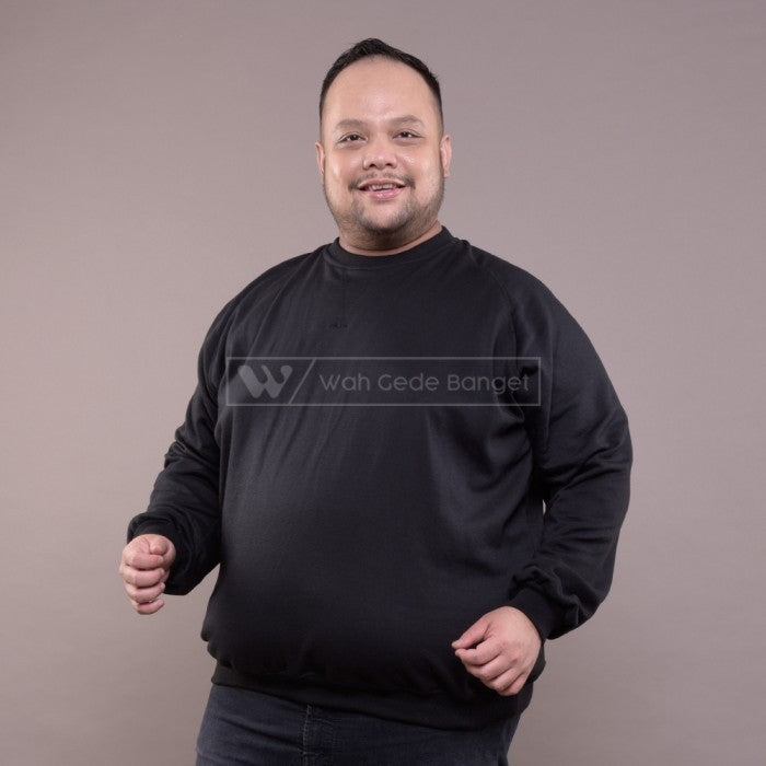 WGB Sweater Basic Crewneck Pria Big Size Ukuran Besar Jumbo XXL XXXL