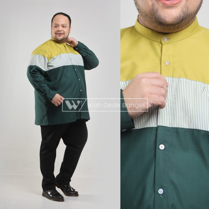 BigBro Koko Panjang Kombinasi Pria Big Size Ukuran Jumbo XXL XXXL