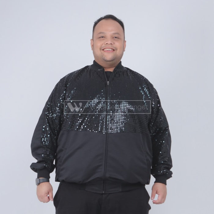 WGB Jaket Bling Bling Shining Pria Big Size Ukuran Besar Jumbo XL XXL