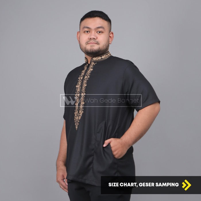 WGB Koko Pendek Basic Pria Big Size Ukuran Jumbo XL XXL