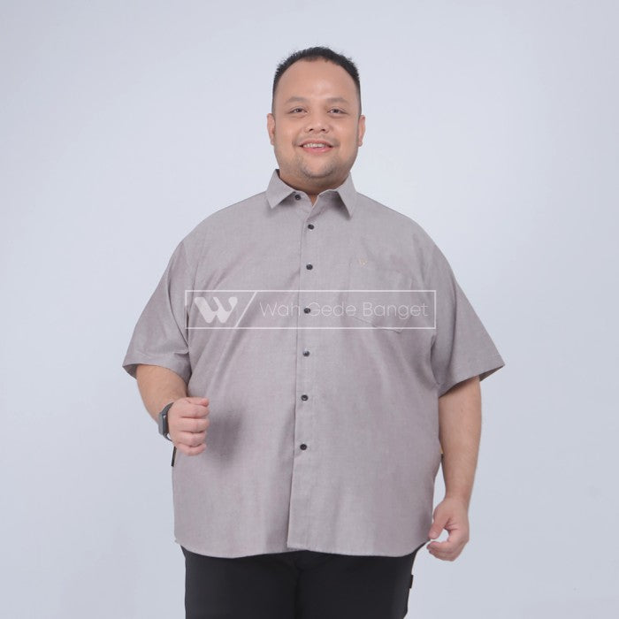 Kemeja Pria Jumbo Big Size Ukuran Besar XXL XXXL WGB Man In Black Ox