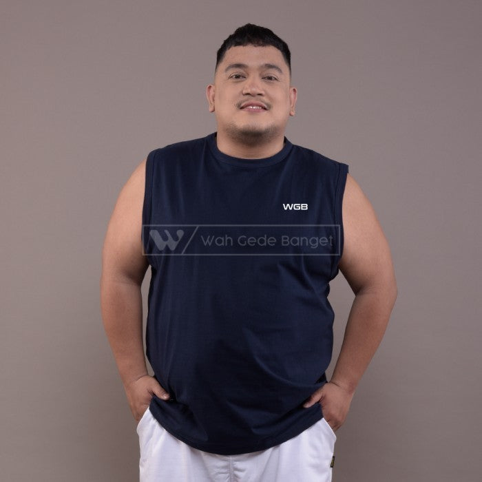 WGB Long Cut Basic Tshirt Pria Bigsize Super Jumbo XXL XXXL