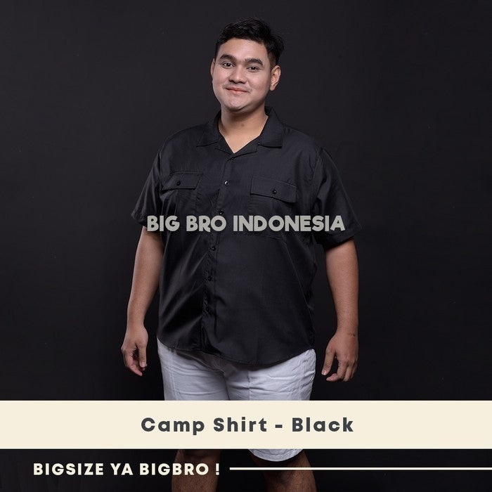 BigBro Kemeja Big Size Camp Shirt Ukuran Jumbo XXL XXXL