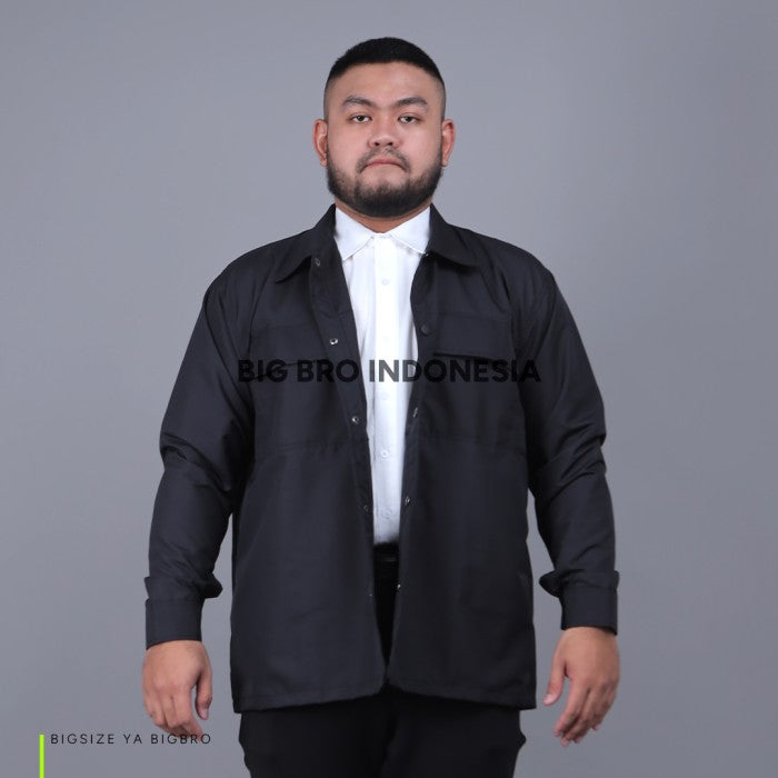 BigBro Jaket Overshirt Pria Big Size Ukuran Jumbo XXL XXXL