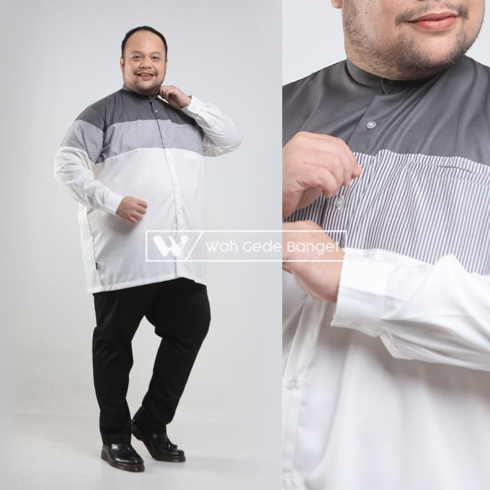 BigBro Koko Panjang Kombinasi Pria Big Size Ukuran Jumbo XXL XXXL