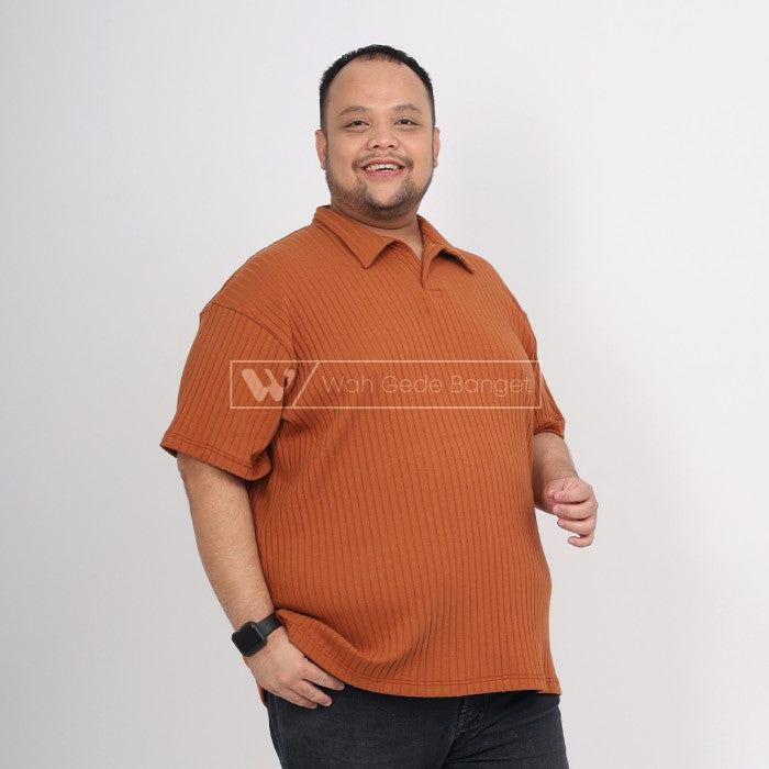 WGB Kaos Polo Knit Pria Big Size Ukuran Jumbo XXL XXXL