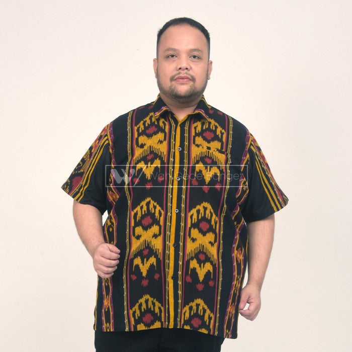 WGB Kemeja Tenun Pria Big Size Special Collection Jumbo XL XXL