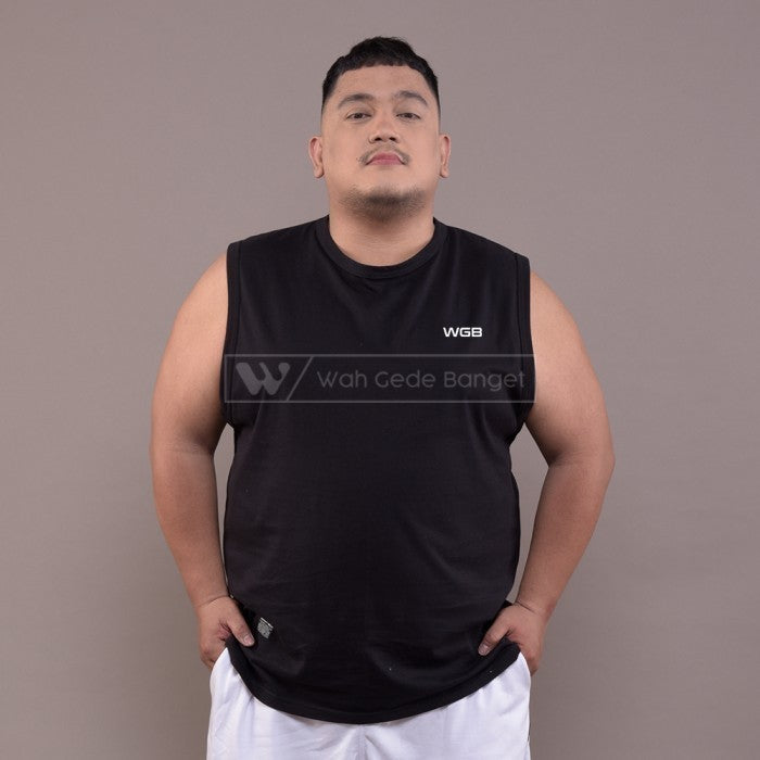 WGB Long Cut Basic Tshirt Pria Bigsize Super Jumbo XXL XXXL