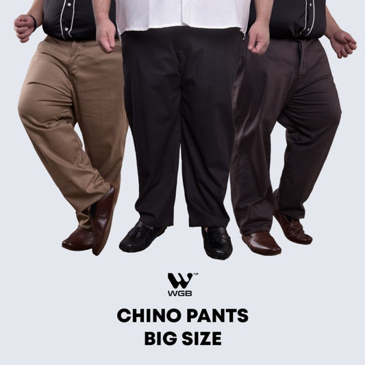 WGB Celana Panjang Basic Chino Pants Pria Bigsize Ukuran Jumbo XXXL