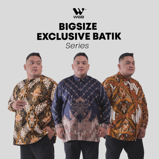 Batik Pria Exclusive Lengan Panjang Big Size Ukuran Besar XXL XXXL