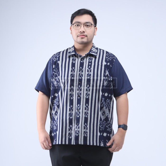 WGB Kemeja Tenun Pria Big Size Special Collection Jumbo XL XXL