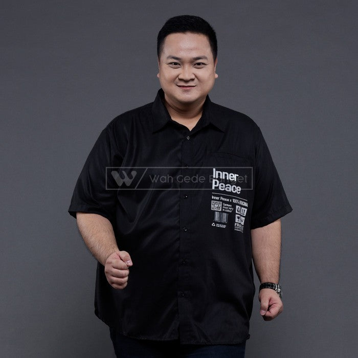 Kemeja Pria Kombinasi Jumbo Big Size Ukuran Besar XXL XXXL WGB Chief