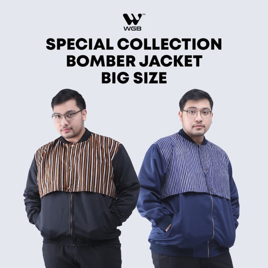 WGB Jaket Bomber Pria Big Size Special Collection Jumbo XL XXL