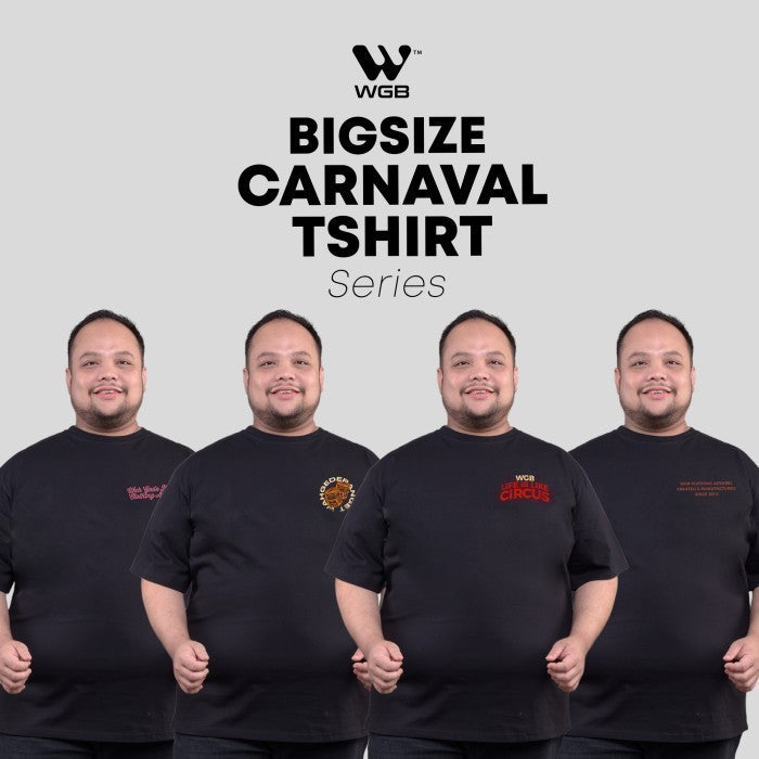 WGB Kaos Lengan Pendek Sablon Big Size Pria Ukuran Besar Jumbo XL XXL