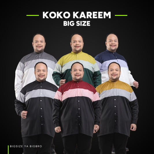 BigBro Koko Panjang Kombinasi Pria Big Size Ukuran Jumbo XXL XXXL