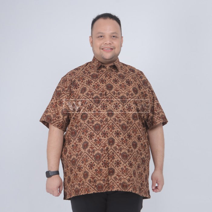 Batik Pria Exclusive Lengan Pendek Big Size Ukuran Besar XXL XXXL WGB