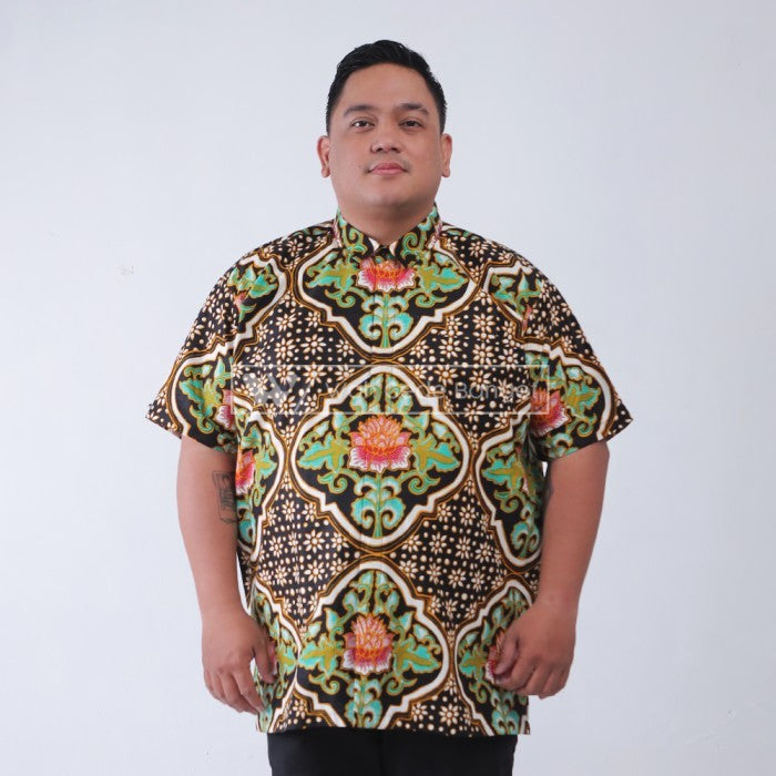 Batik Pria Exclusive Lengan Pendek Big Size Ukuran Besar XXL XXXL WGB