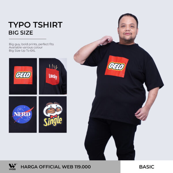 COVER OLDSHOP TSHIRT TYPO WGB