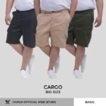 Celana Cargo Pendek Big Size Ukuran Besar Jumbo XXL XXXL GDE WGB