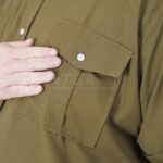 Kemeja Casual Safari Bush Khaki Bigsize Jumbo Pria Ukuran XL XXL - Image 4