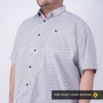 WGB Kemeja Salur Pria Big Size Ukuran Jumbo XXL XXXL - Image 2
