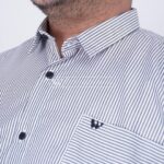 WGB Kemeja Salur Pria Big Size Ukuran Jumbo XXL XXXL - Image 4