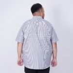 WGB Kemeja Salur Pria Big Size Ukuran Jumbo XXL XXXL - Image 5
