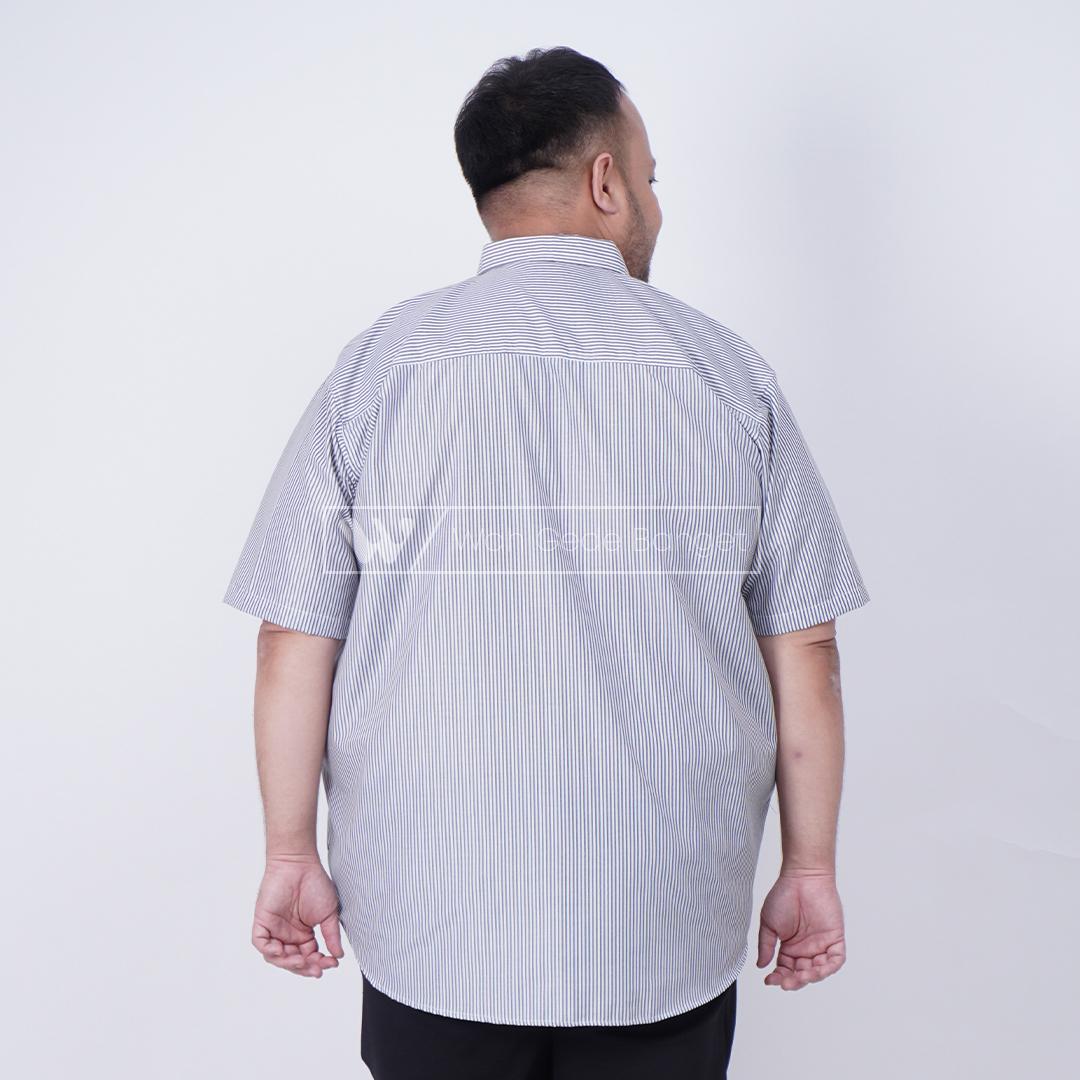 ginee_20251001144341461_1349524433-1.jpeg WGB Kemeja Salur Pria Big Size Ukuran Jumbo XXL XXXL - Image 5