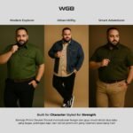 WGB Kemeja Bush Pendek Double Pocket - Pria Big Size Jumbo XXL - Prime Series - Image 5