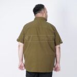 Kemeja Casual Safari Bush Khaki Bigsize Jumbo Pria Ukuran XL XXL - Image 6