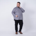 WGB Kemeja Kotak Lengan Panjang Pria Big Size Ukuran Jumbo XXL XXXL - Image 6